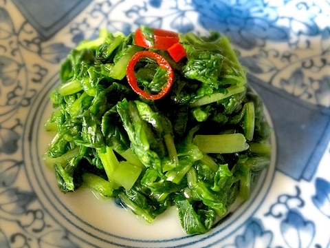 大根の葉(間引き菜)のお漬物(浅漬け)